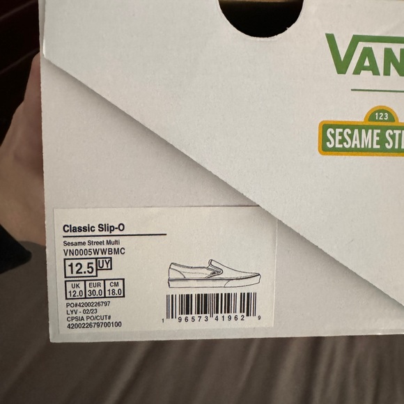 BNWT Kids Sesame Street Vans - Picture 12 of 12